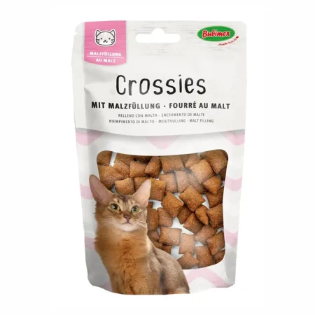 BUBIMEX friandises Crossies fourrés au malt pour chat