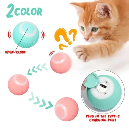 PROMOTION Jouet De Balle Intelligente Pour Chat