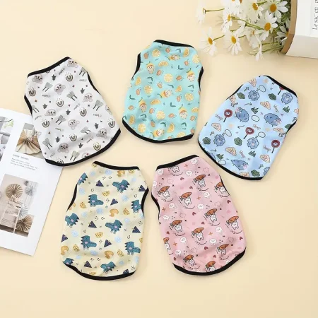 Mignon Cartoon Animal Graphique Vêtements Pour Animaux