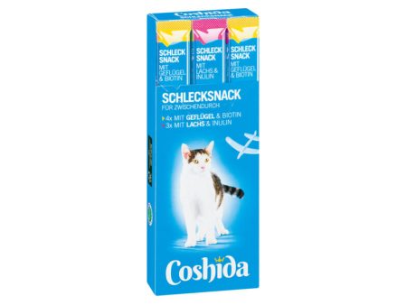 7 tubes de friandise liquide pour chat, Cat snacks, Coshida