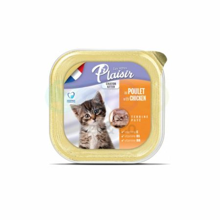 Plaisir Pâté pour Chatons au Poulet   – 100g