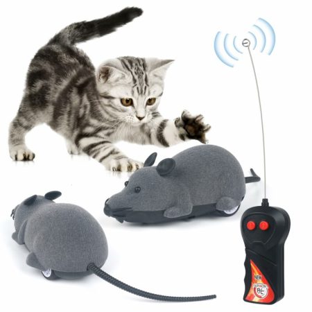 Jouet Pour Chats Et Chiens Souris Électrique Sans Fils avec Télécommande