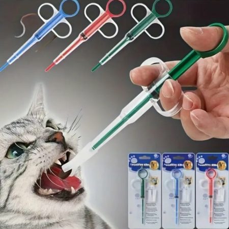 Seringue à Médicaments pour Animaux Facile à Utiliser pour Chats