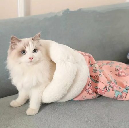 Lit D’hiver Confortable Pour Chats