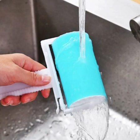 2 × Rouleau de Nettoyage Facile à Réutiliser pour Poils d’Animaux