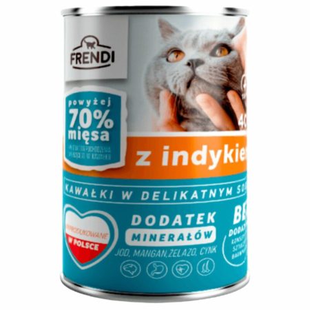 1 X Paté Frendi Morceaux en sauce délicate 400g pour chat
