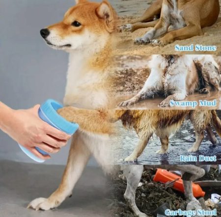 Tasse de Lavage de Pattes Portable pour Animaux