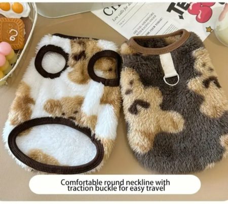 Gilet d’hiver chaud en polaire pour chat et chien ( standard )