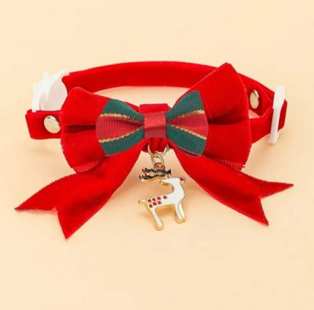 Collier de Noël avec pendentif de renne