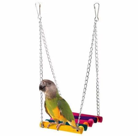 Hamac Tissé pour Oiseaux Toutes Saisons avec Chaînes Réglables