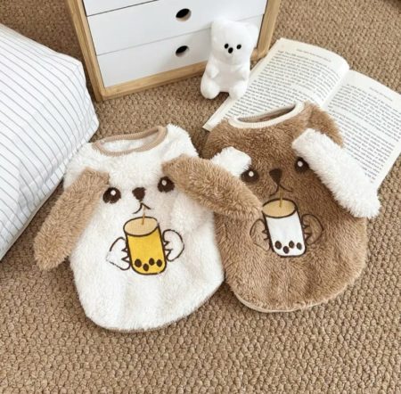 Pull Douillet en Peluche pour chat et Petit chien standard