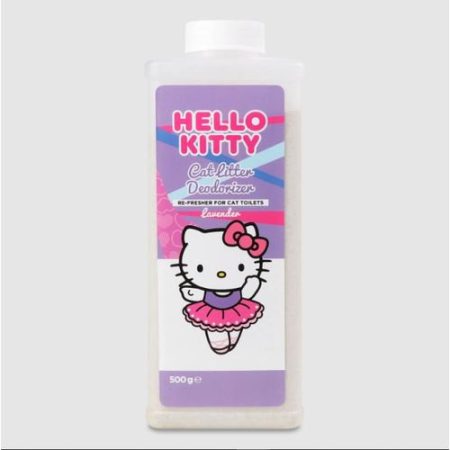 Désodorisant de toilette pour chat Hello Kitty lavande, 500g