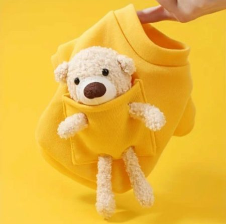 Hoodie Confortable pour chat et Petit Chien avec Doublure en Polaire