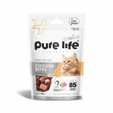 Treat For Cats Chicken Bites 85 % Protein 60 g