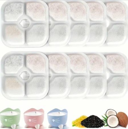 Filtres pour fontaine à eau pour animaux de compagnie
