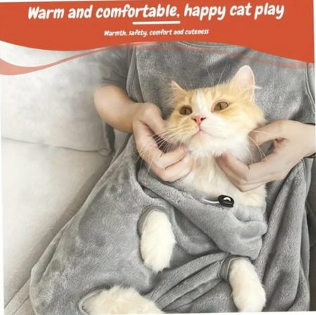 Lounger pour chat en tricot polyester toutes saisons, anti-poils