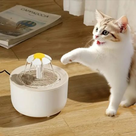 Fontaine à eau 1.5L USB filtrée pour chats et chiens