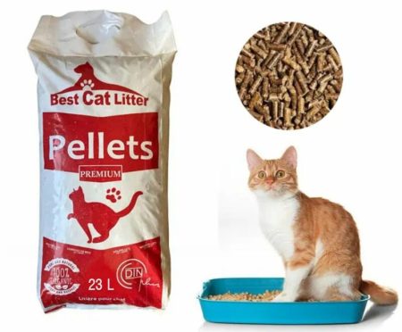 litière en granulés de bois pellets 23 L