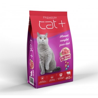 Cat Plus Croquettes Bœuf Foie et Légumes 2kg