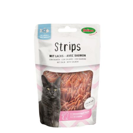 Bubimex – Friandises Strip de Saumon pour Chat – 50g