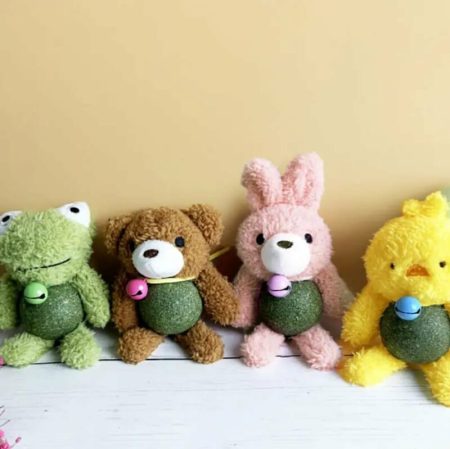 la bobo pour chat avec Ball catnip