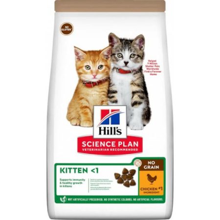 Croquettes sans céréales Hill’s pour chaton au Poulet 1,5 kg
