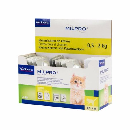 Vermifuge Milpro pour chat 0,5 kg – 2 kg
