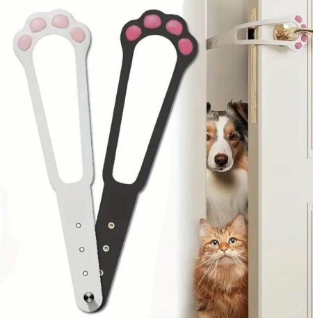Arrêt de porte réglable sécurisé pour chats et chiens