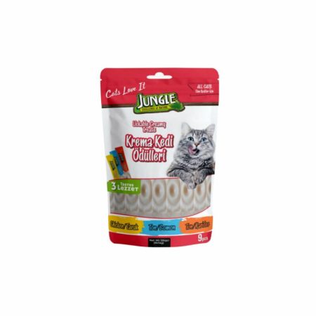 Jungle lickable creamy pour chat 9*14g